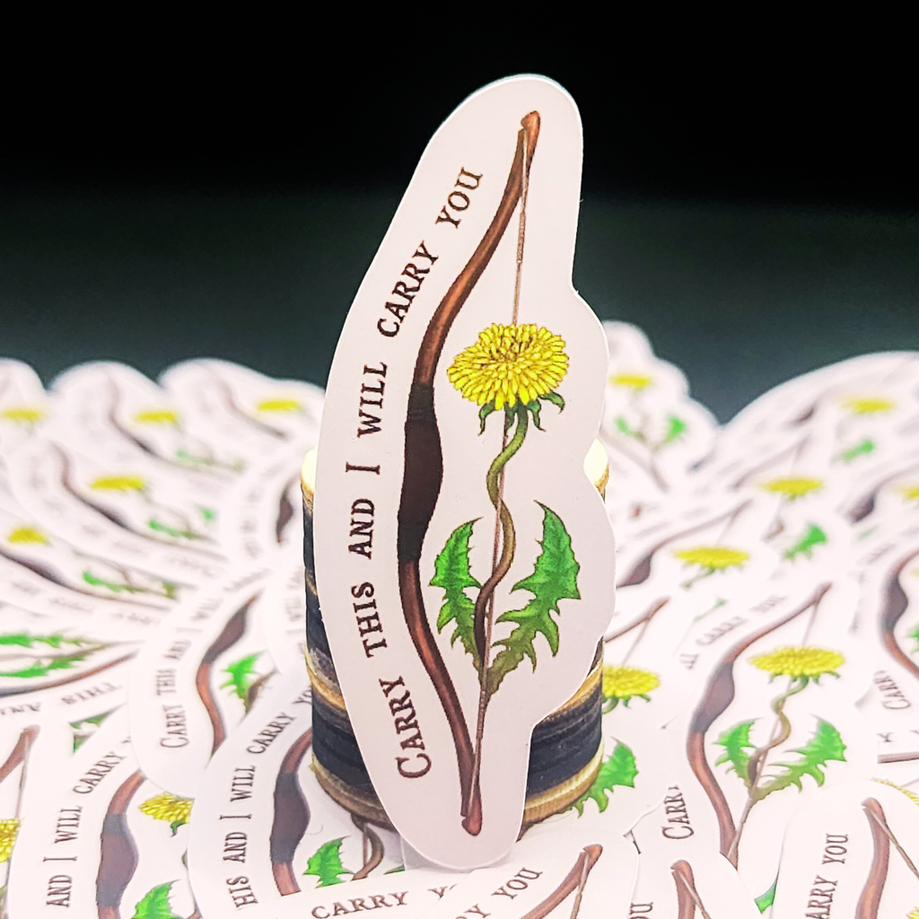 Carry This, And I Will Carry You [Die-Cut Sticker]