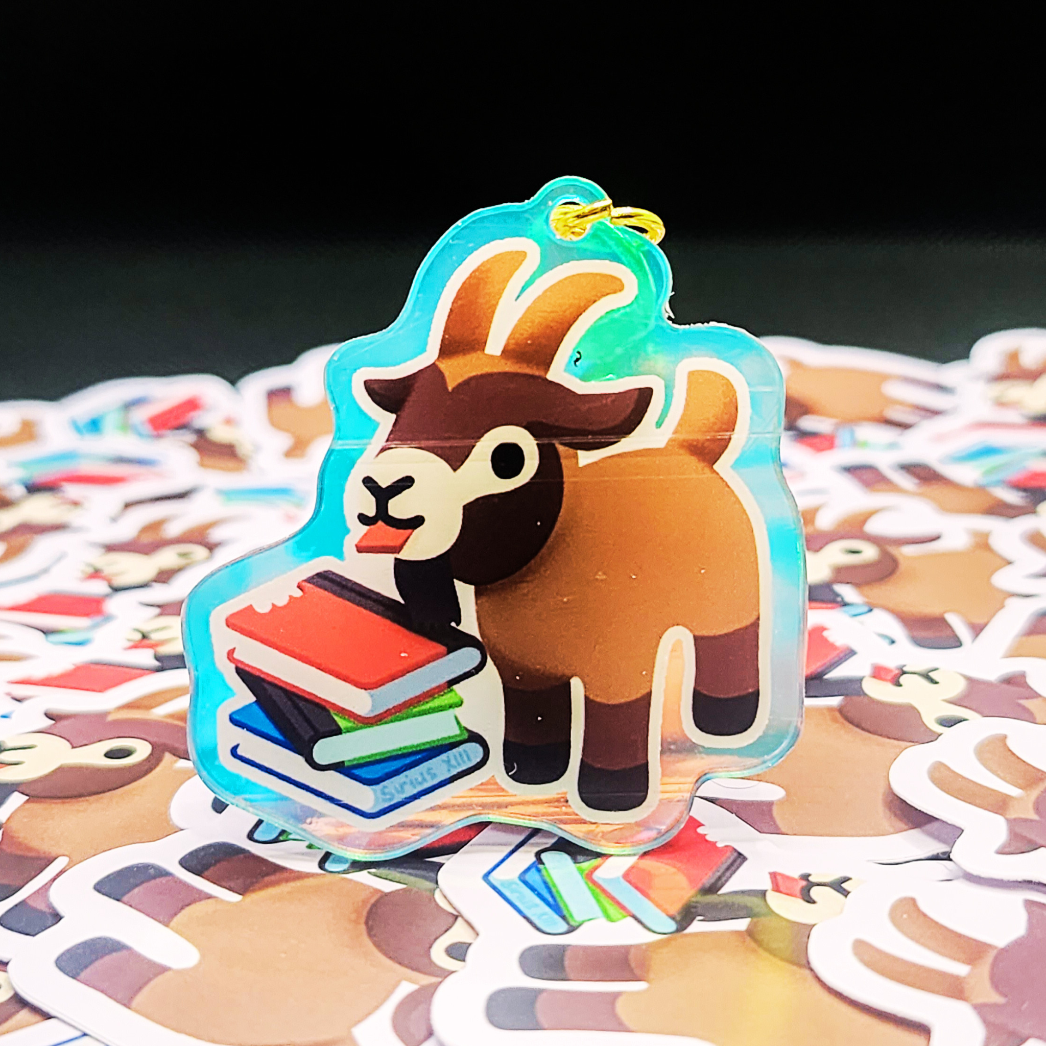Kapriae, Devourer of Books [Acrylic Keychain]